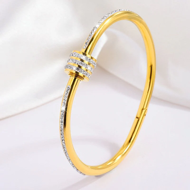 Tessandra Virelli Bracelet Pink | Gold 16k - Image 3