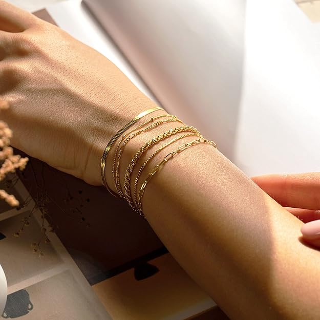 Isabella Vernetta bracelet set | White Gold 16k - Image 4