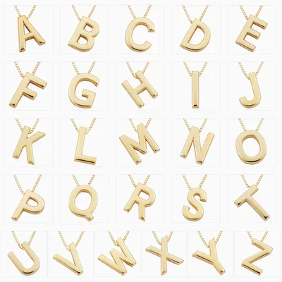 Love letter initial necklace | Gold 18k - Image 4